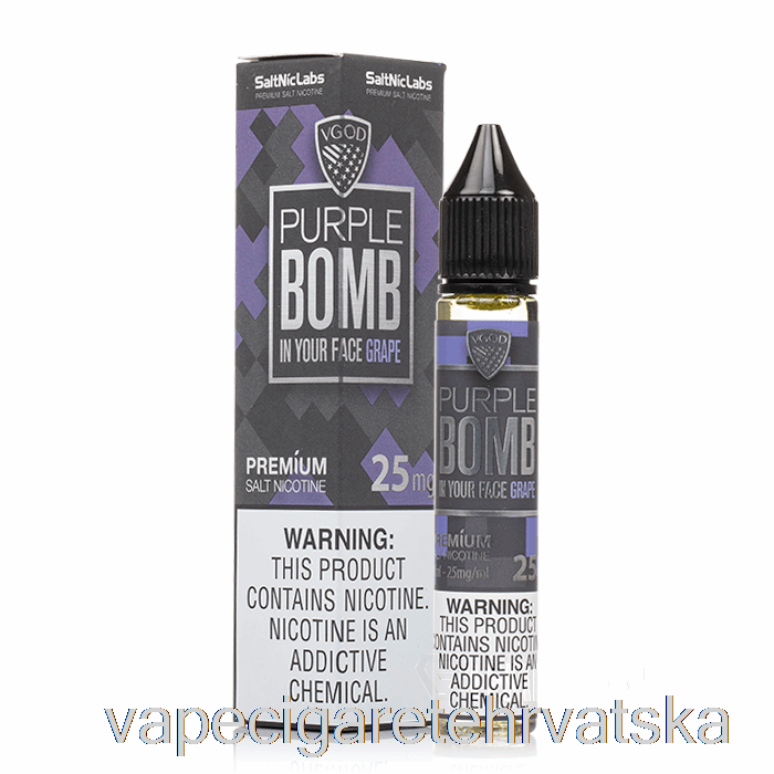 Vape Hrvatska Purple Bomb - Vgod Soli - 30ml 25mg